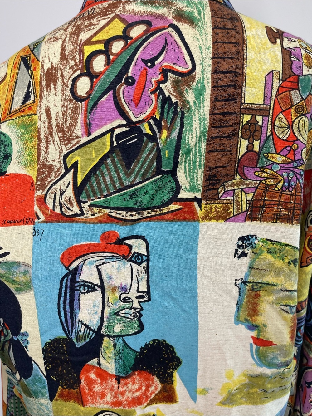 Ultimate Philadelphia PA size large blazer jacket art to wear abstract Picasso - Picture 3 of 16